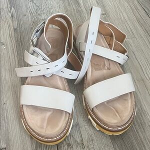 Rag & Bone Shiloh Leather Double Buckle Sport Sandals size 40